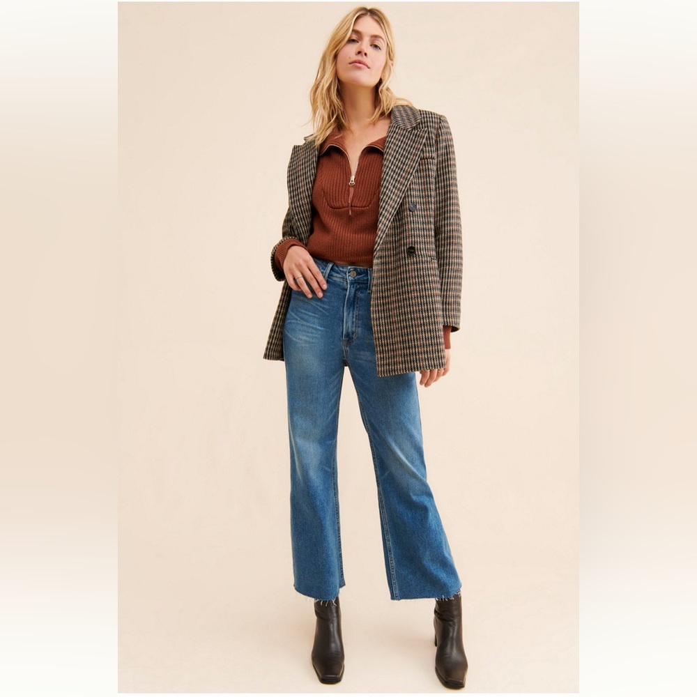 NOEND Denim Queen Wide Leg
Crop Jeans